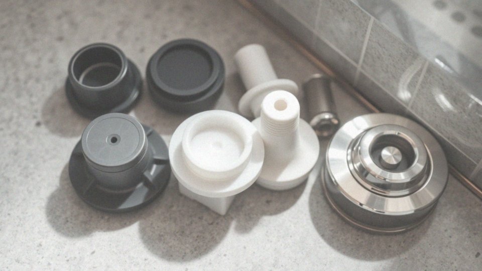 Jakie materiały używane są do produkcji korków do wanny?