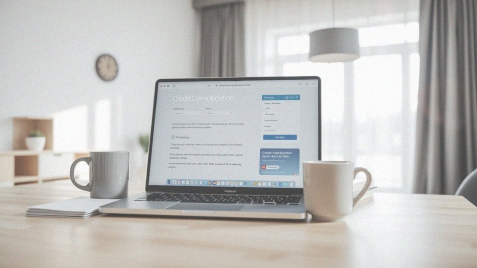 Jak przebiega proces ubiegania się o kredyt konsolidacyjny online?