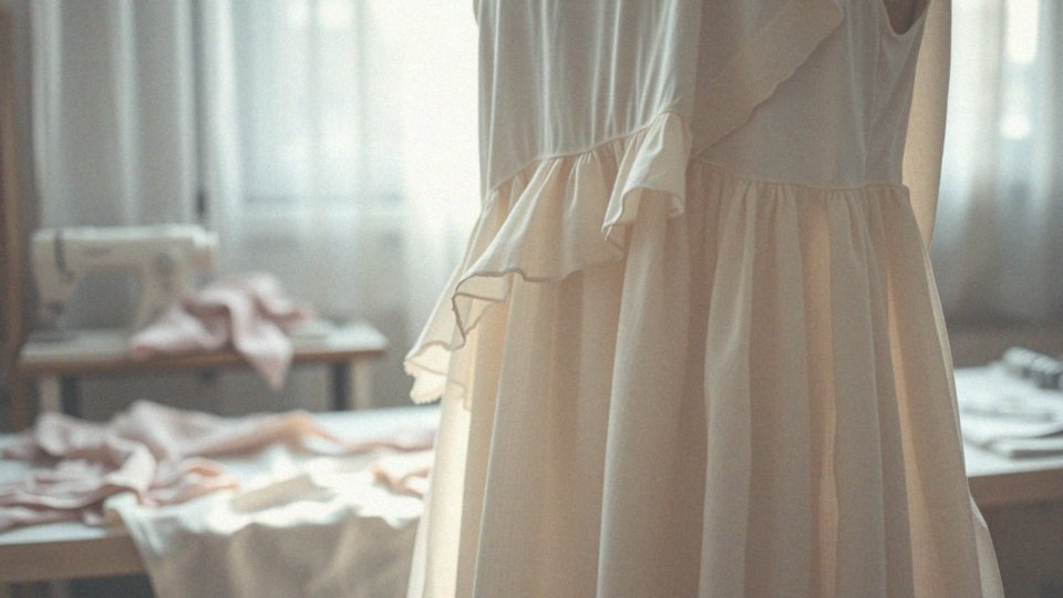 Jak romantyczne fale zmiękczają formalny charakter sukienki?