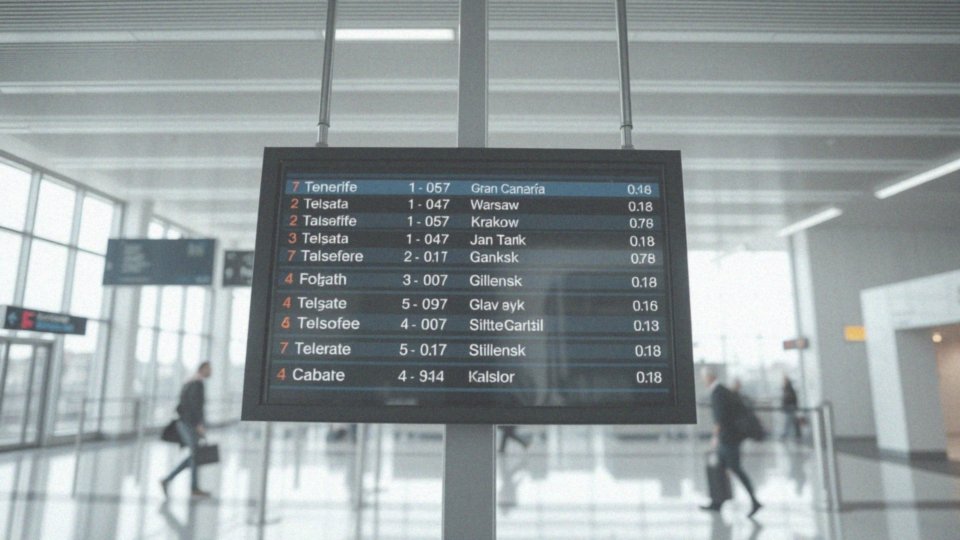 Jakie są średnie czasy lotu z poszczególnych miast w Polsce na Wyspy Kanaryjskie?