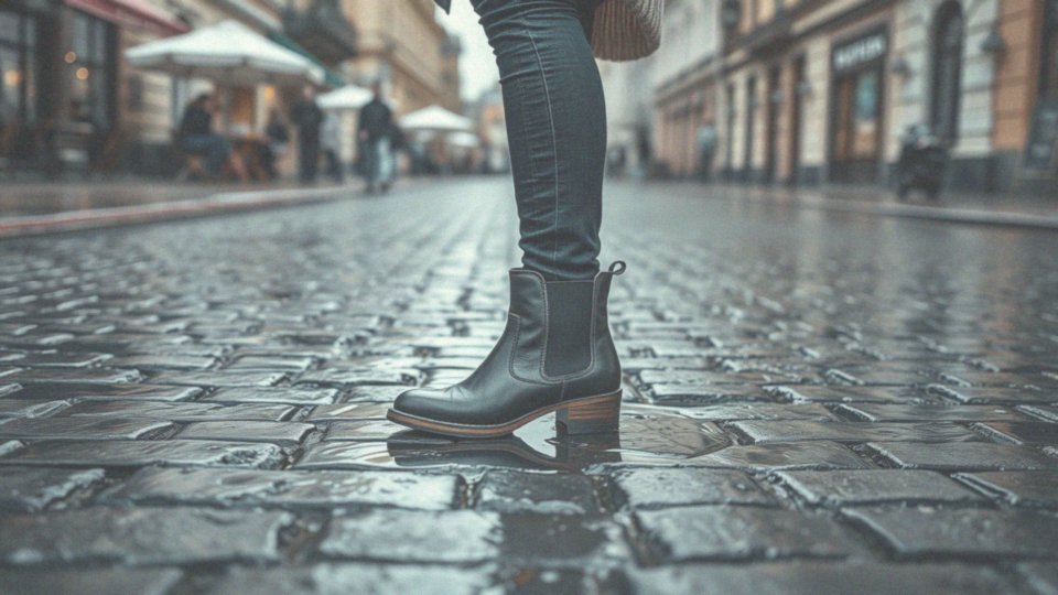 Jak zestawić eleganckie buty na deszcz z ubraniami w codziennym stylu?