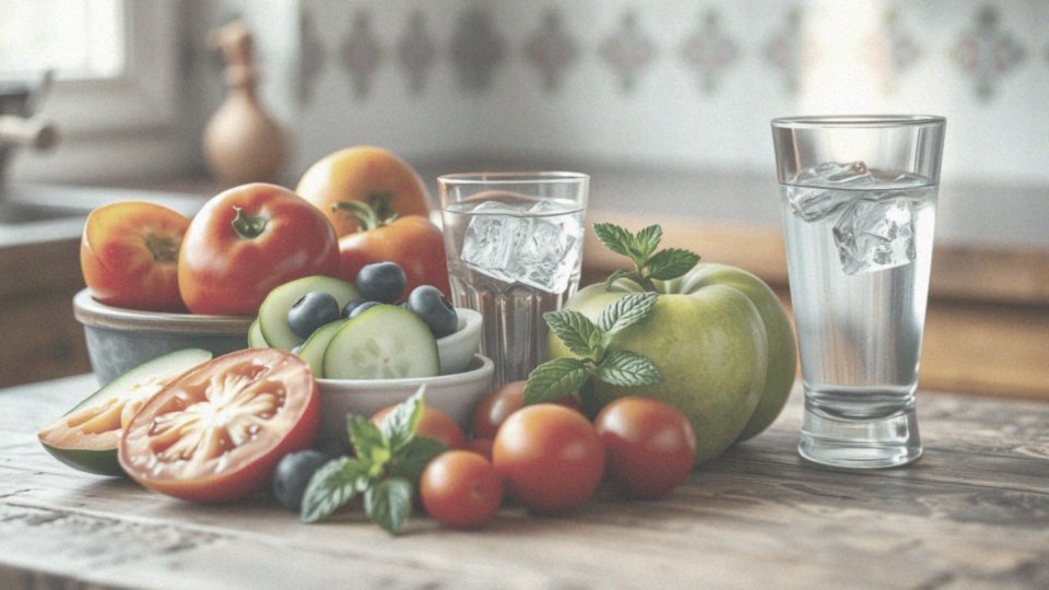 Jak dieta wpływa na zapotrzebowanie na wodę?