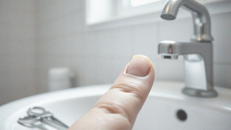 Dlaczego obcinanie paznokci jest zalecane przy onycholizie?